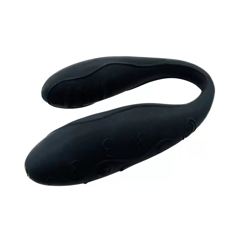 Многофункциональный вибромассажер для пар Indulgence Plus с пультом дистанционного управления – черный