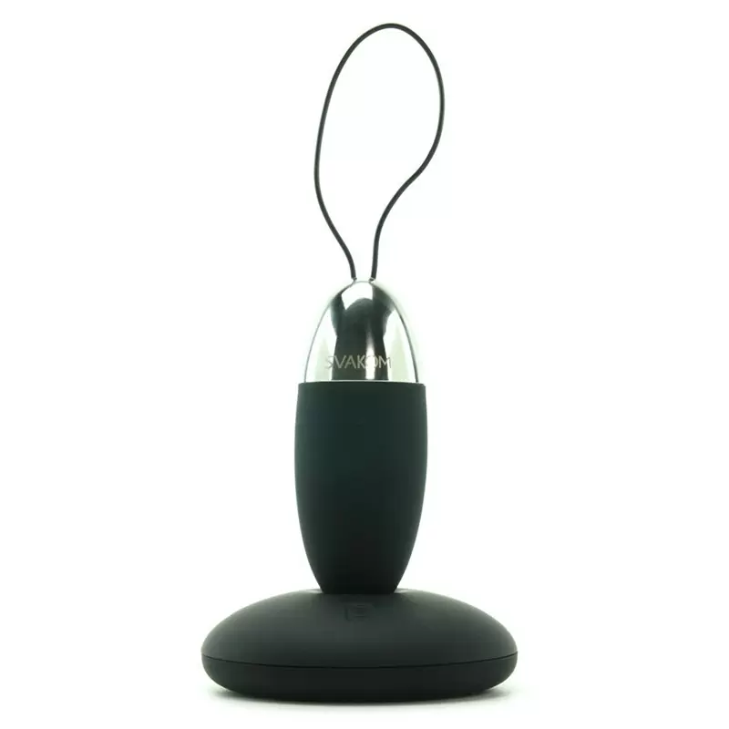 Два взаимоуправляемых вибратора: виброяйцо с пультом Luna Selene беспроводной – черный