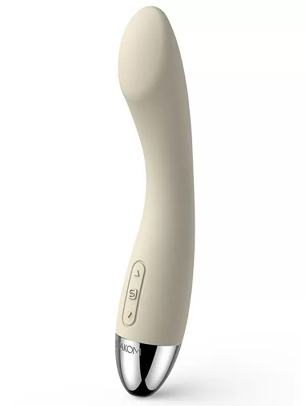 Вибромассажер Amy для точки G с интеллектуальным режимом – бежевый	