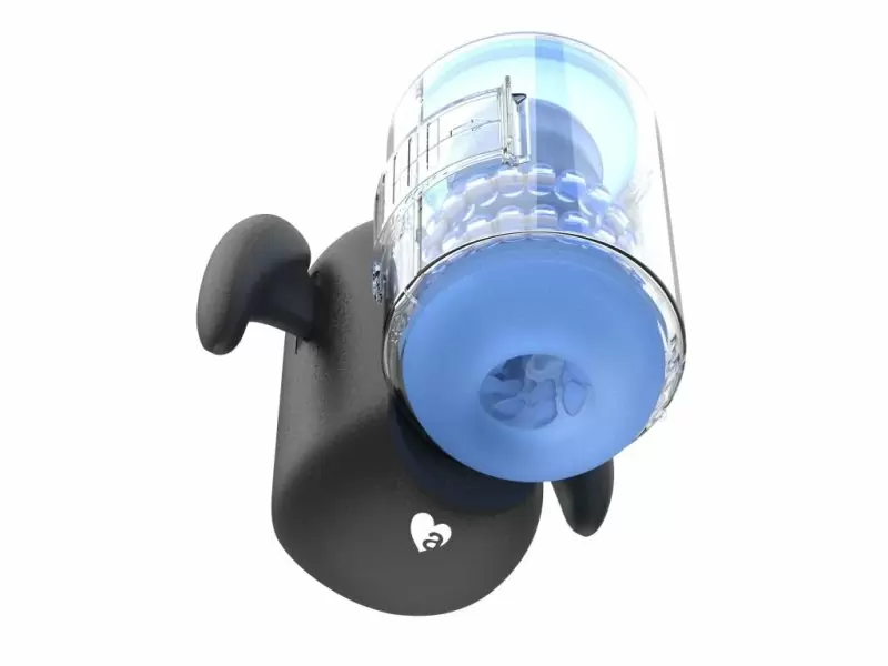 Инновационный робот-мастурбатор Black Knight Massaging Beads, Amovibe