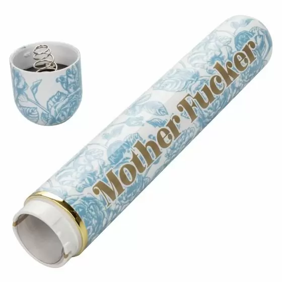 Гладкий вибратор NAUGHTY BITS MOTHER FUCKER, 10 режимов, 16 см, смарт-кнопка