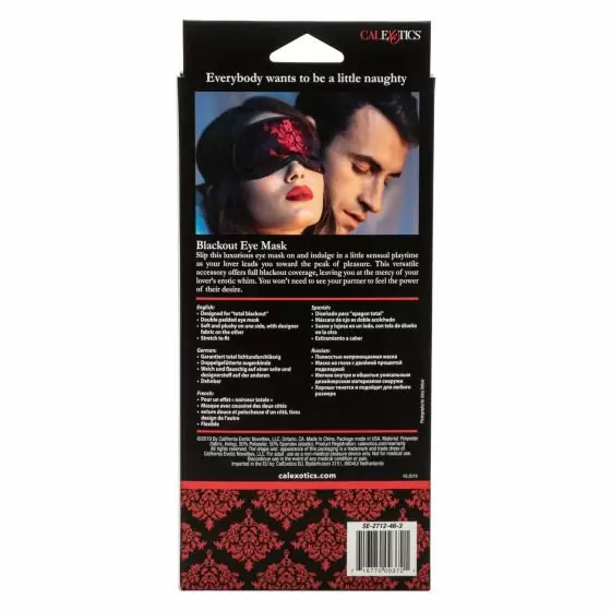 Маска на глаза закрытого типа (повязка) Scandal Blackout Eye Mask