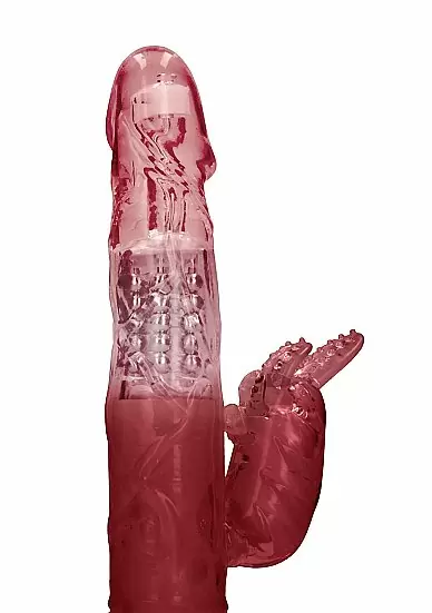 Вибратор кролик Rotating Beetle - красный