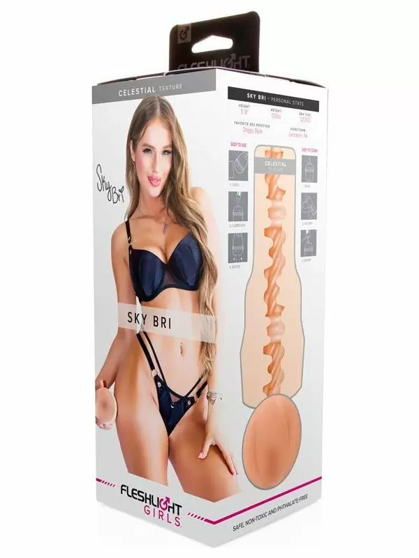 Реалистичный мастурбатор Fleshlight Girls Sky Bri Celestial, анатомия реальной актрисы, 24,7 см, вагина