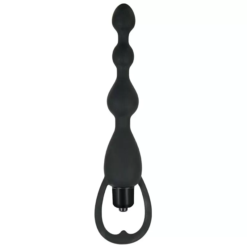 Анальная цепочка с вибрацией Silicone Vibrating Pleasure Beads