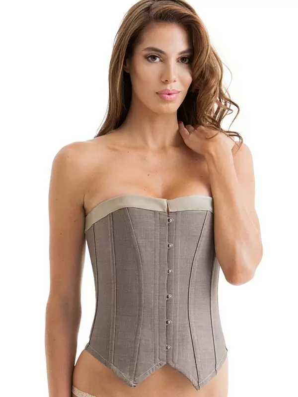 Корсет Suit Inspired Waistcoat Corset – коричневый, XL
