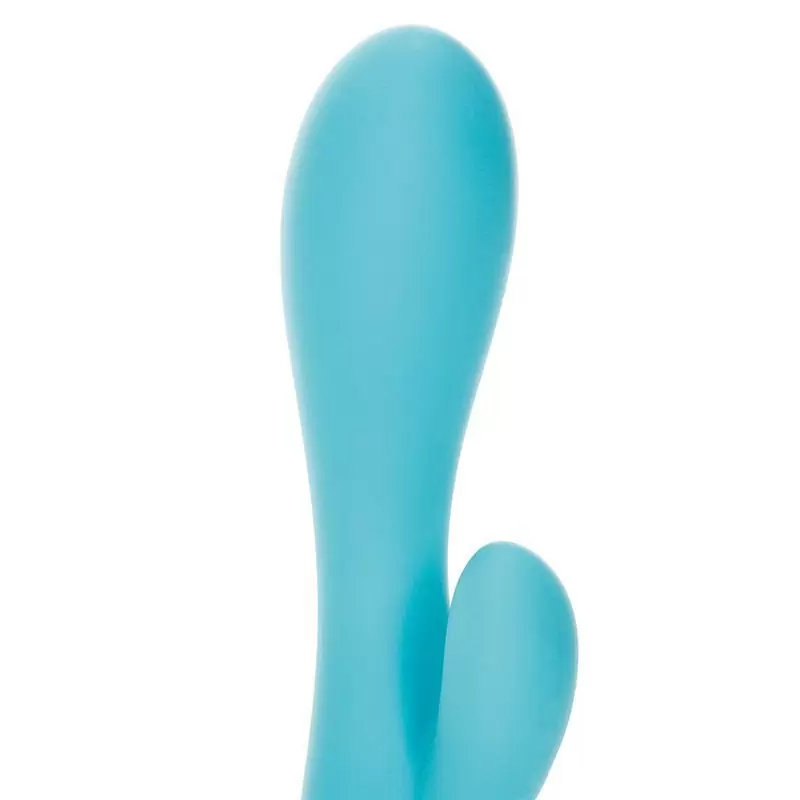 Вибромассажер со стимулятором клитора Impress Petite Dove перезаряжаемый – голубой