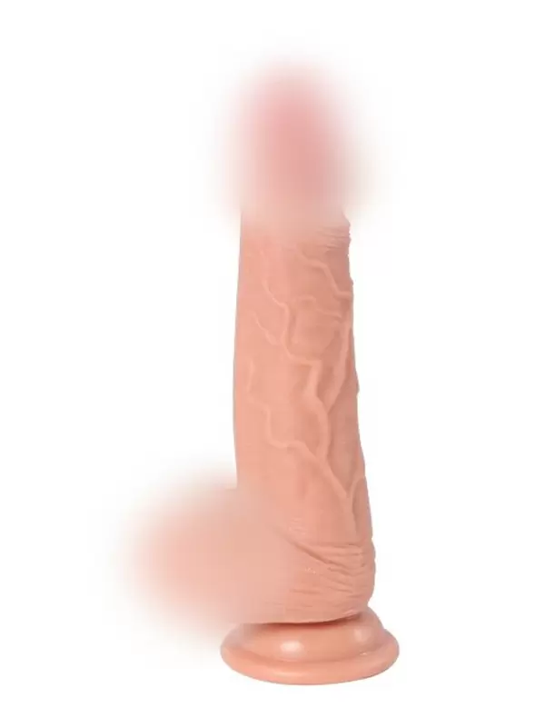 Реалистичный фаллоимитатор Real Dual Layer, 20 см, двойной слой ПВХ, телесный