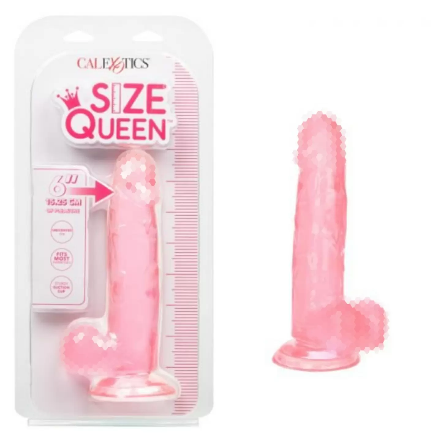 Гелевый фалоимитатор  SIZE QUEEN - 15.25см.