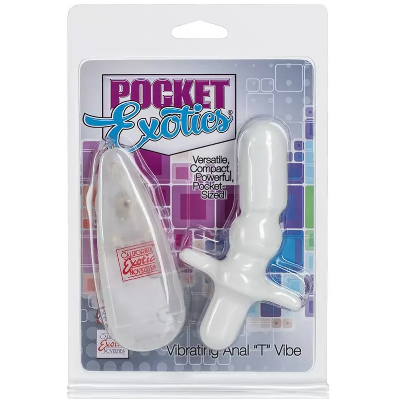 Анальный стимулятор Vibrating Anal “T”– белый