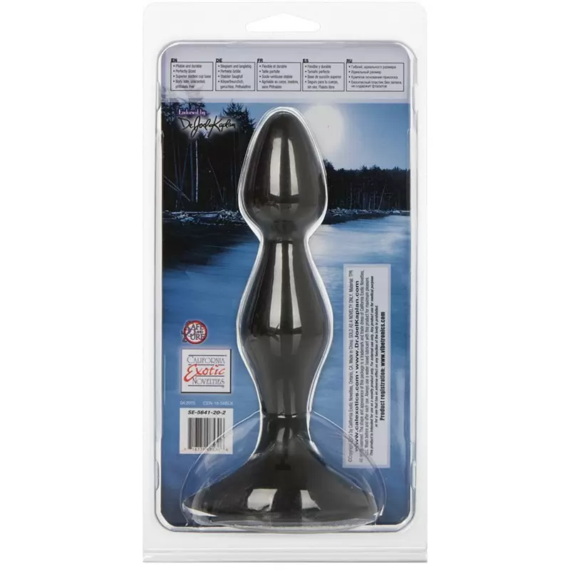 Анальная пробка Dr. Joel Kaplan Advanced Anal Exerciser – черный