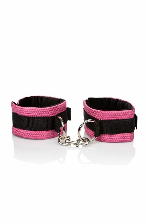 Элегантные наручники Tickle Me Pink на липучках, 20,2 см, розовый