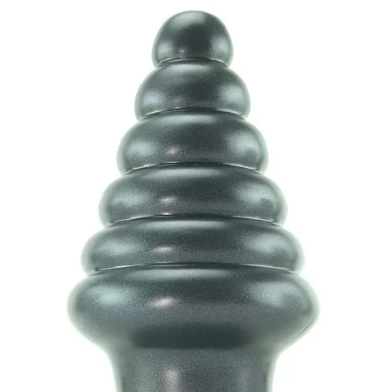 Большая анальная пробка Bombshell Destroyer с присоской – серый