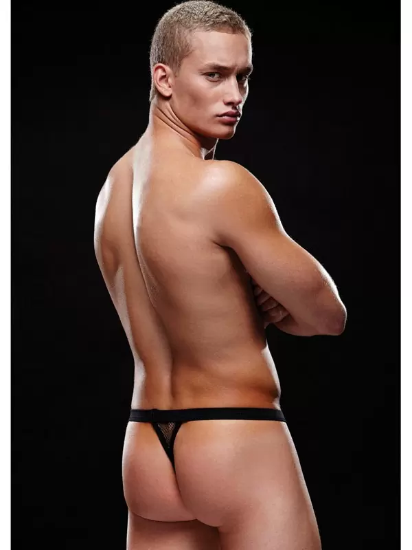 Тонги милитари из мелкой сетки, трусы мужские - S/M