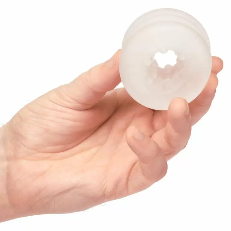 Эрекционное кольцо-бампер BOUNDLESS BUMPER-STROKER RING, диаметр 3,75, ТПЕ, прозрачный