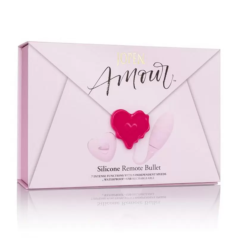 Виброяйцо Amour Remote Bullet с беспроводным пультом – розовый