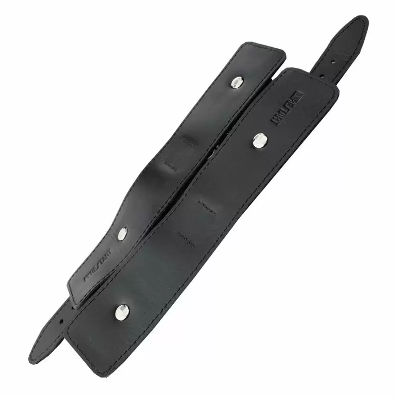 Наручники Kenzi Arms из натуральной замши - черный