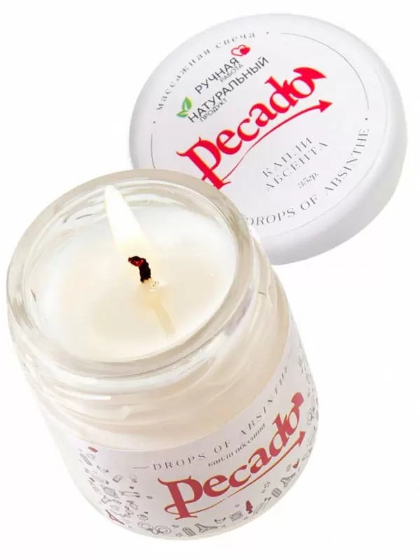 Массажная свеча Pecado BDSM Drops of absinthe 35 мл