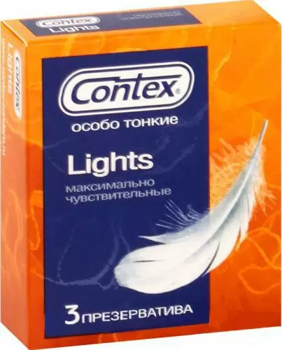 Презервативы Contex Lights - 3 шт.