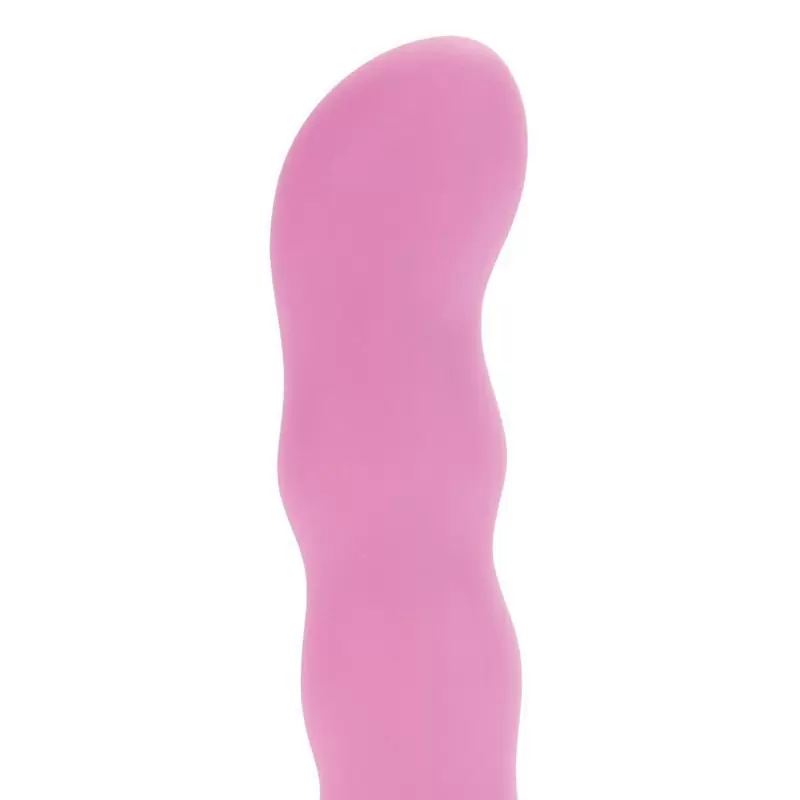 Вибромассажер 10-Function Silicone Pleasure Bendie Wavy G's – розовый