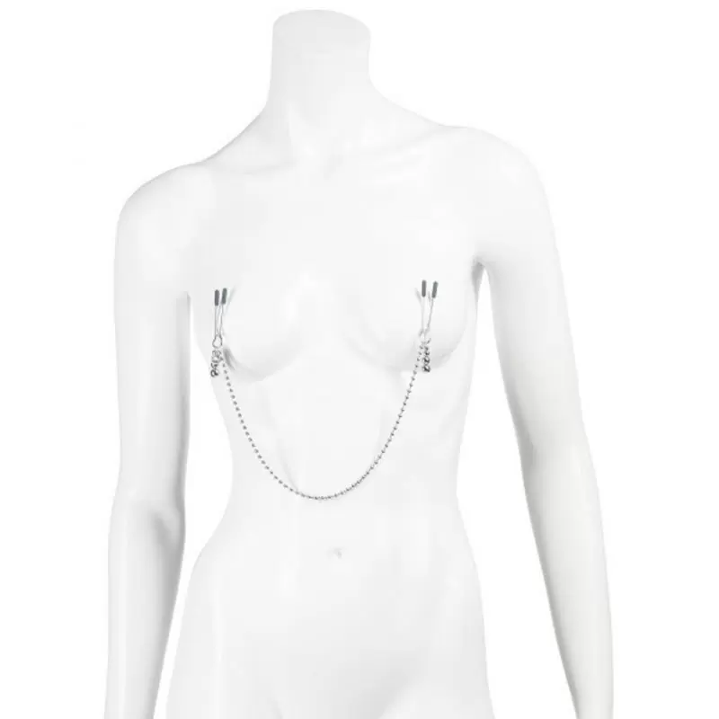 Оригинальные зажимы для сосков At My Mercy - серебристый