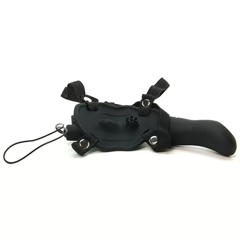 Стимулятор клитора бабочка Remote Control Butterfly Strap-On – черный	