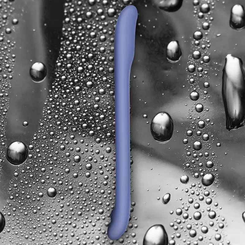 Гибкий вибромассажер Serenity – голубой