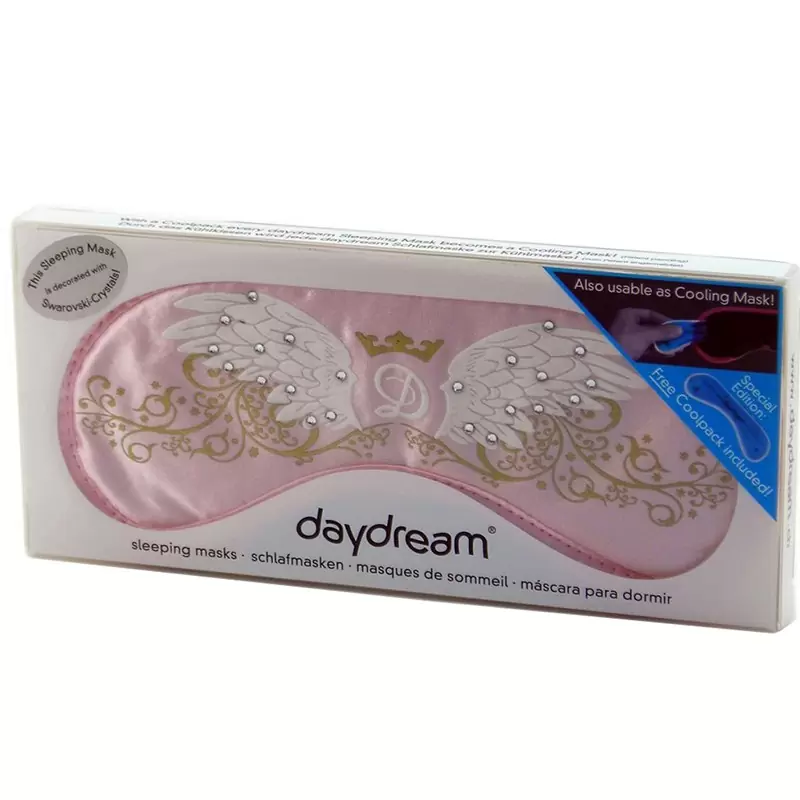 Маска на глаза Swarovski Розовая корона