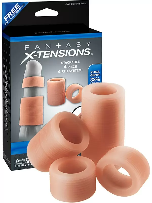 Насадка увеличитель Girth Gainer System раздельная – телесная	