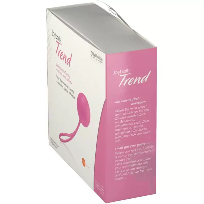 Вагинальный шарик Joyballs Trend со смещенным центром тяжести – светло-розовый