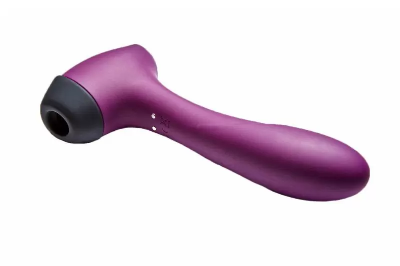 Вакуумный бесконтактный стимулятор клитора и вибратор Halo, цвет фиолетовый