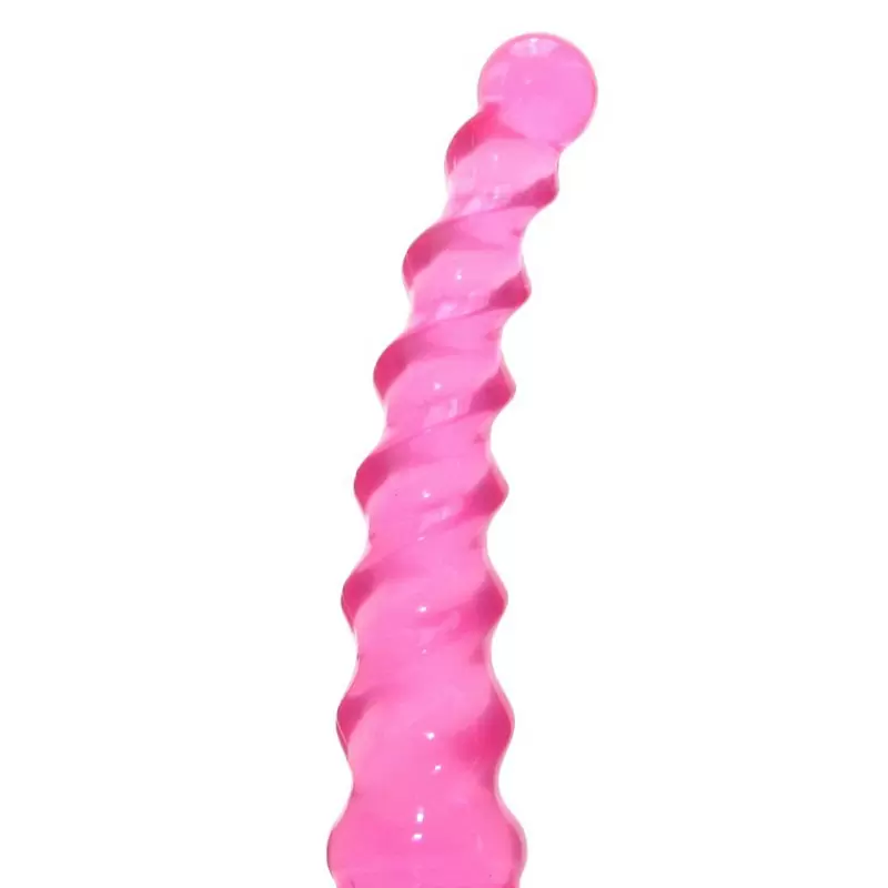 Анальный стимулятор Jollipops Twisted – розовый