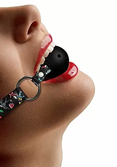 Кляп Breatheable Ball Gag Old School Tattoo Style