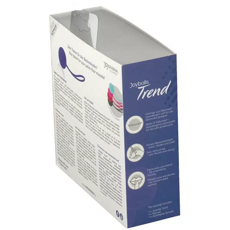 Вагинальный шарик Joyballs Trend со смещенным центром тяжести – фиолетовый