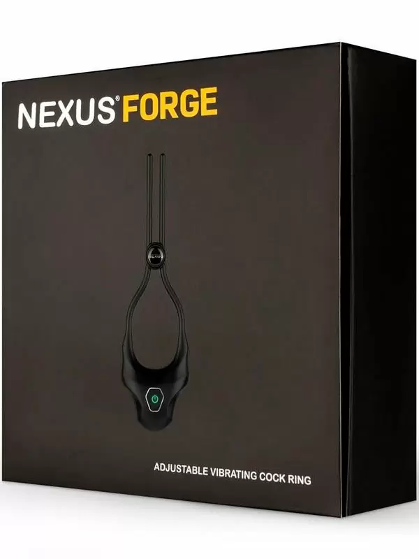 Эрекционное кольцо-лассо Nexus Forge, 6 режимов, 15 см, черное