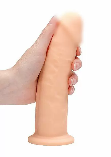 Реалистичный фаллоимитатор Silicone Dildo Without Balls, 19,2 cm, силикон, телесный
