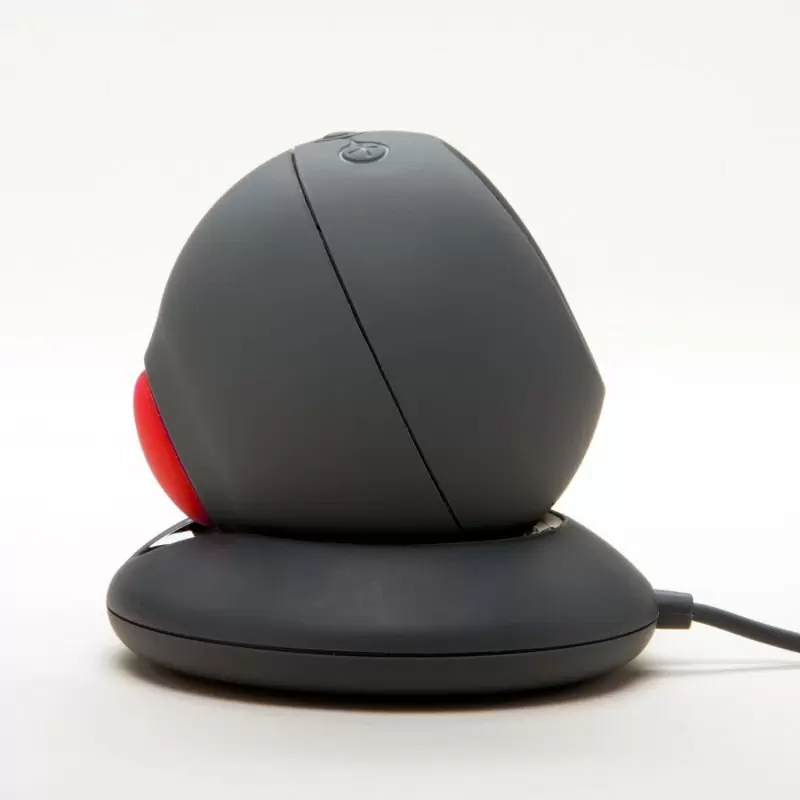 Магнитно-левитационный пульсатор Revel Body SOL с широким диапазоном вибрации – серый с красным