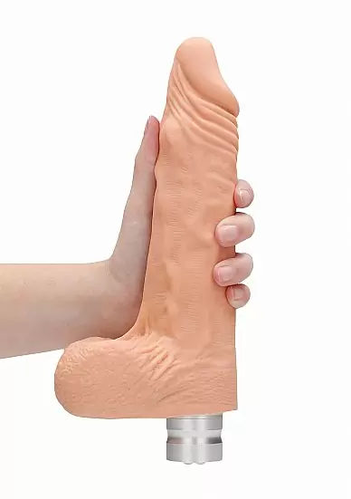 Фаллоимитатор с вибрацией Vibrating Dildo With Balls - 23 см.