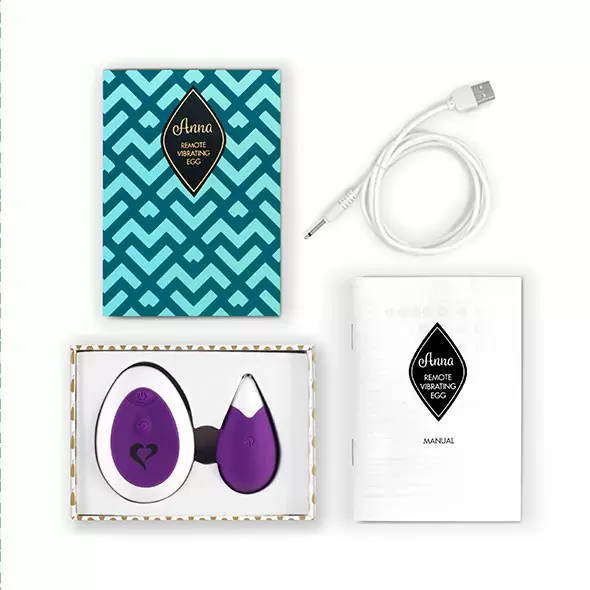 Вибратор в трусики с пультом ДУ FeelzToys. 10 режимов вибрации, силикон, фиолетовый