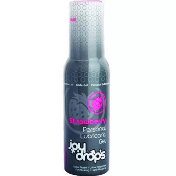 Увлажняющая смазка Joydrops Strawberry, на водной основе, длительное скольжение, клубника, 100 мл