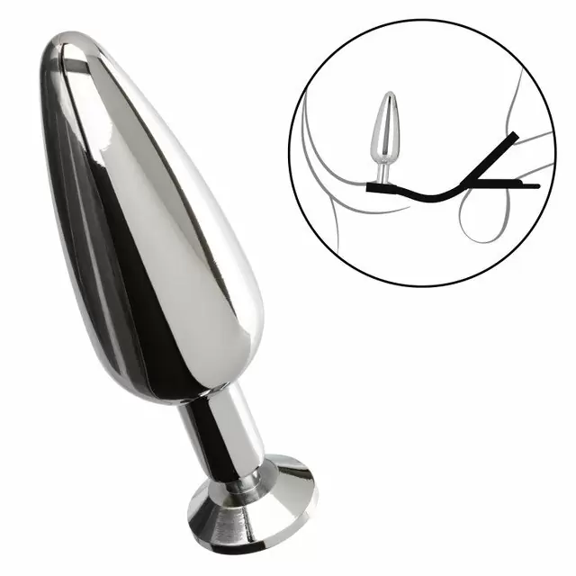 Анальная пробка с эрекционным кольцом STARFUCKER SLIM PLUG