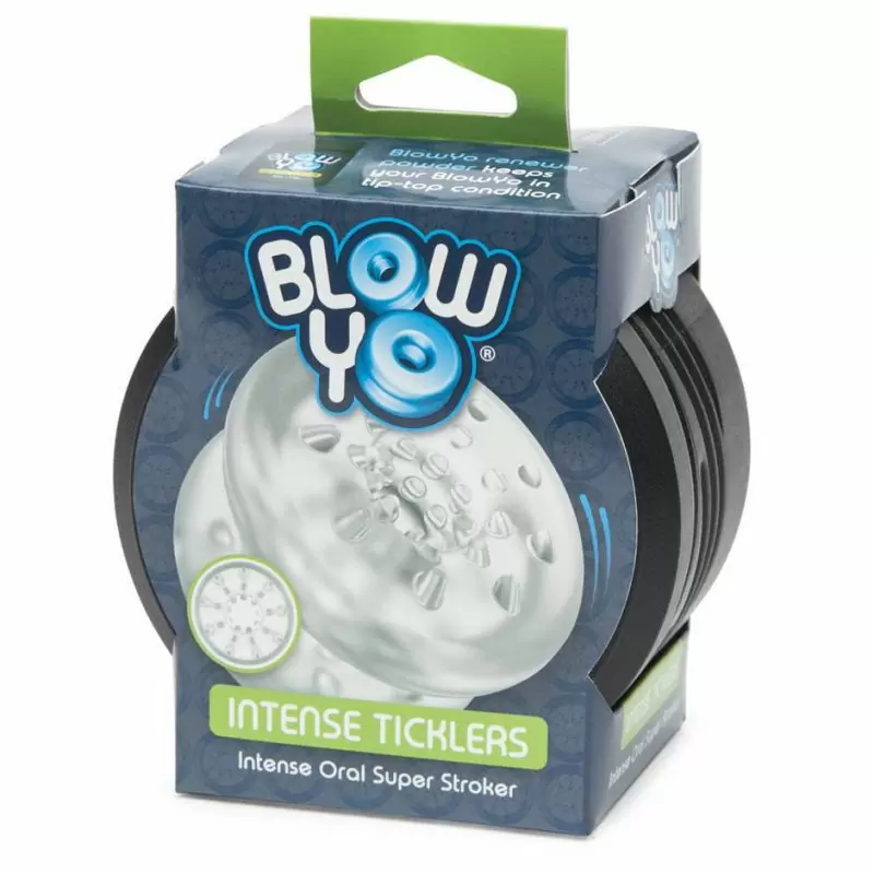 Стимулятор для пениса BlowYo Intense Ticklers с щетинками – белый