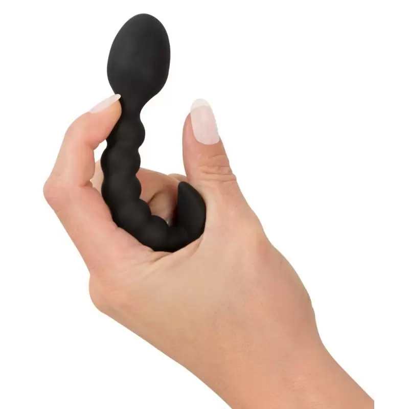 Маленький анальный стимулятор Black Velvets – черный
