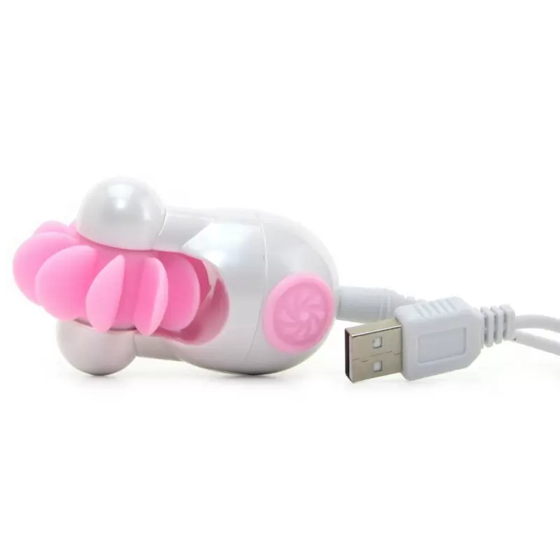 Перезаряжаемый стимулятор Sqweel Go для орального секса - White