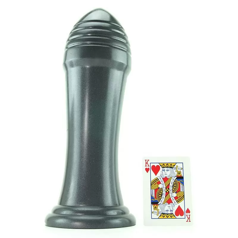 Большой стимулятор Bombshell Blockbuste с присоской – серый