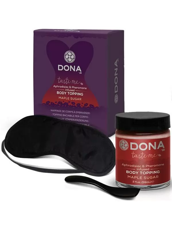 Карамель для тела Dona Taste Me Maple Sugar с феромонами – кленовый сахар, 59 мл