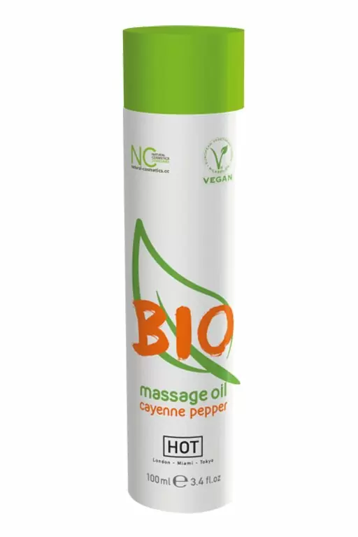 Массажное масло HOT BIO Massage oil cayenne pepper 100 мл.