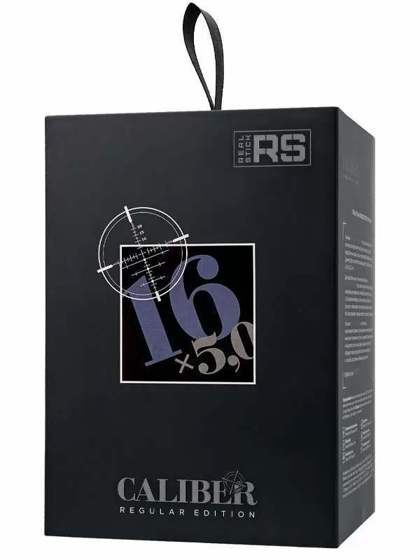 Реалистичный фаллоимитатор TOYFA RealStick CALIBER, 16 см, ПВХ