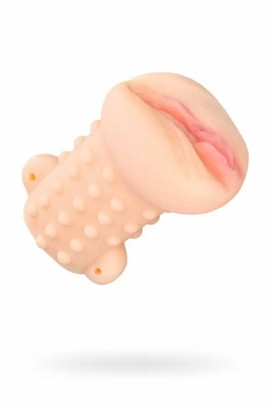 Рельефный мастурбатор-вагина TOYFA - телесный