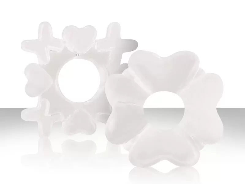 Два эрекционных кольца Love Me Tender - Clear